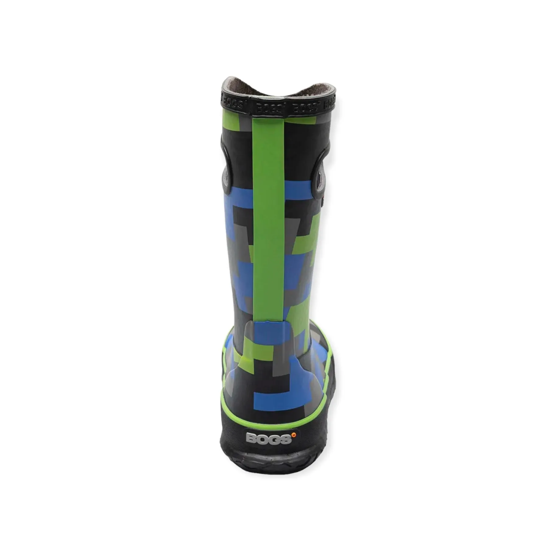 Rainboot Big Camo - Black and Green