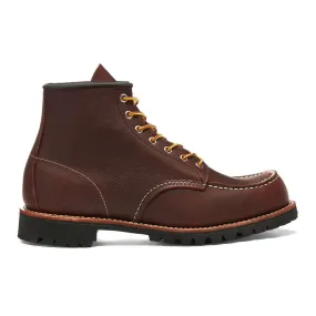 Red Wing Men's Roughneck 8146 Classic Moc Briar Brown Leather