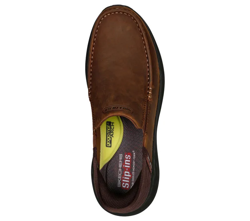 'Skechers' Men's Slip-ins Relaxed Fit: Parson-Oswin - Dark Brown