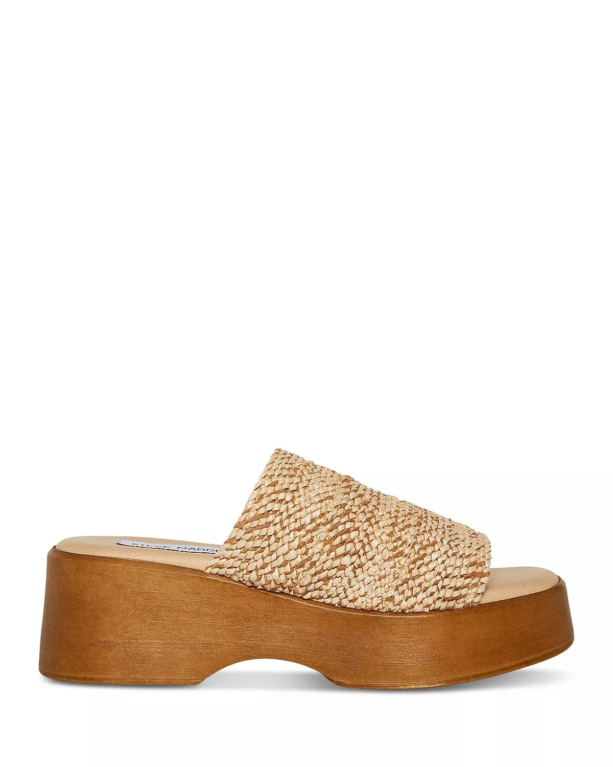 Steve Madden Women's Slinky30 Platform Sandals (Raffia)