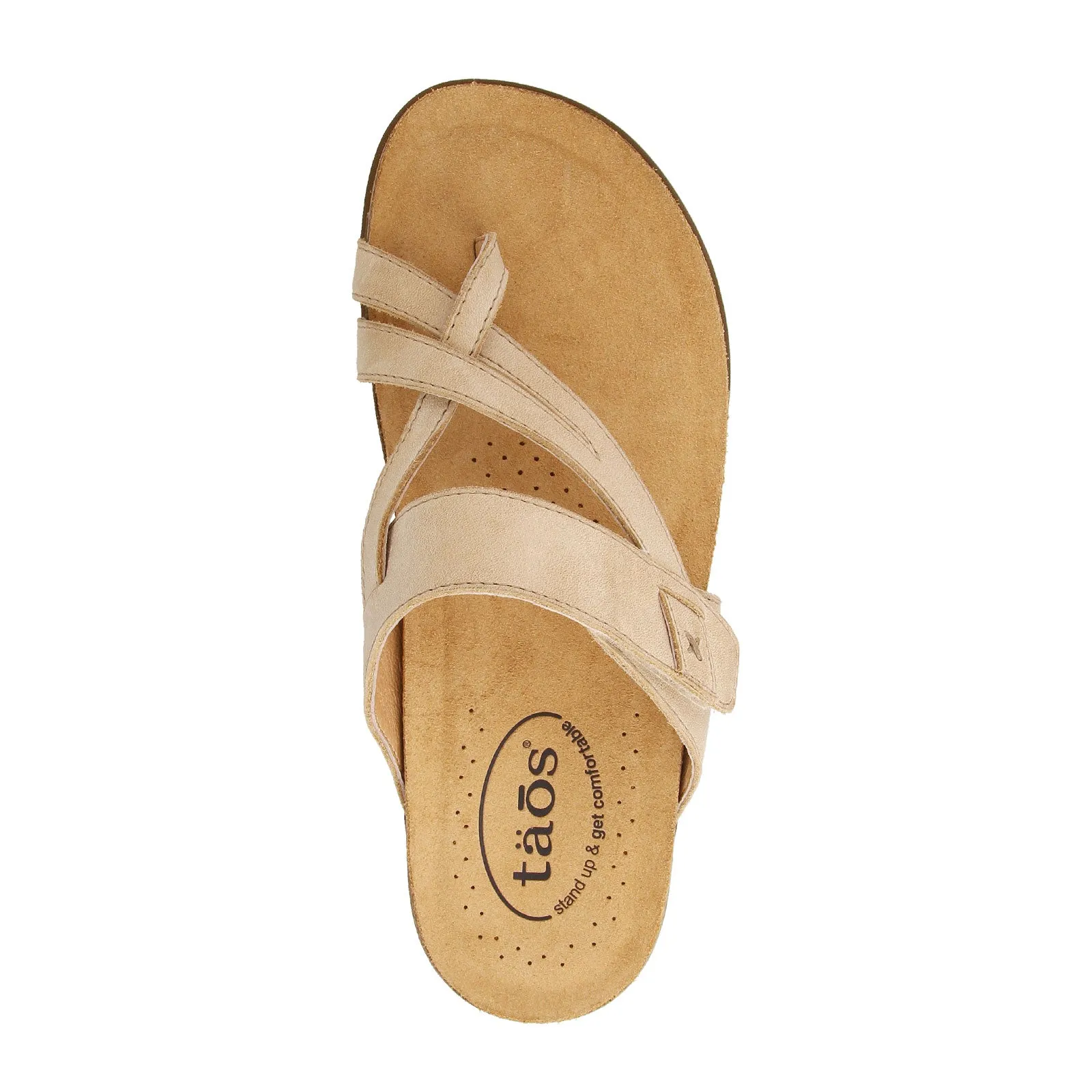 Taos Perfect Thong Sandal (Women) - Stone