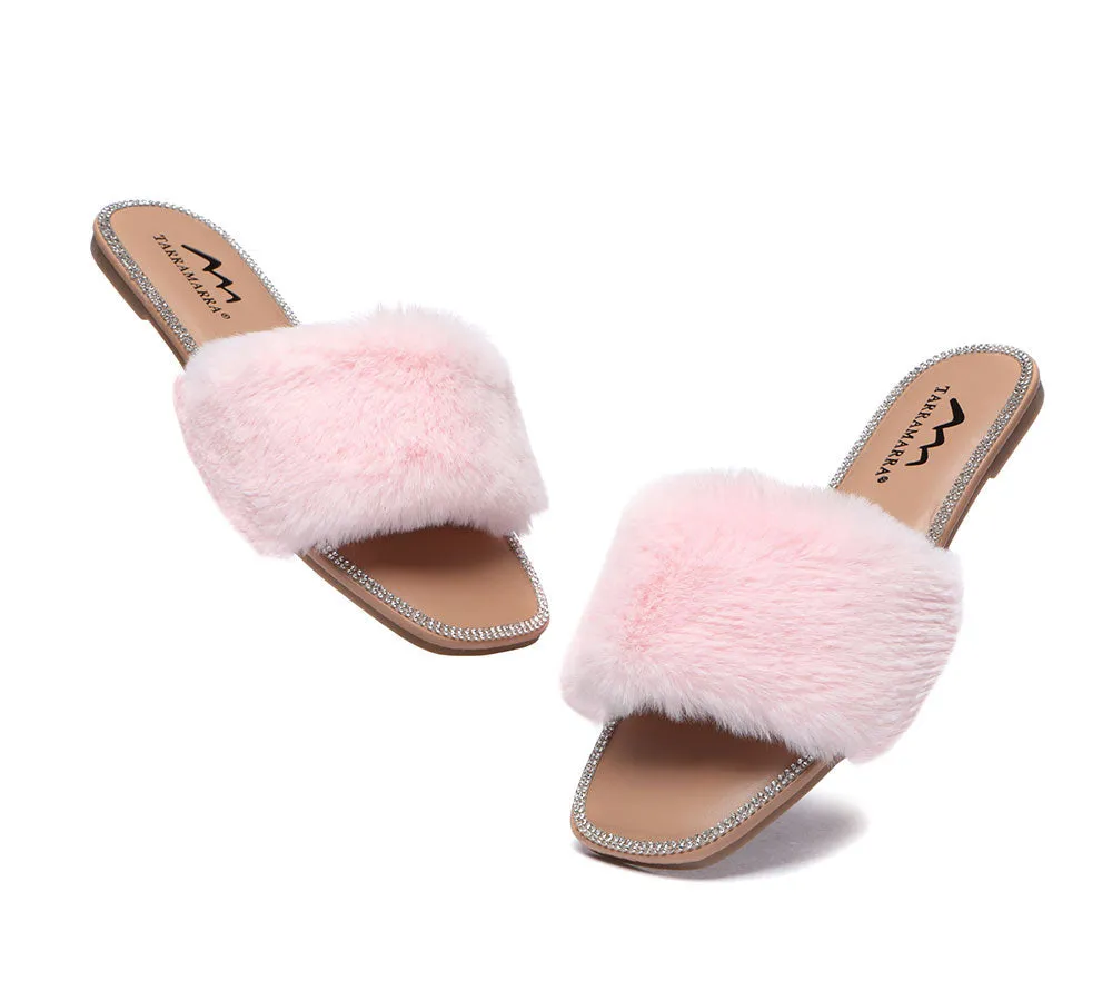 TARRAMARRA Fluffy Diamante Women Sandals