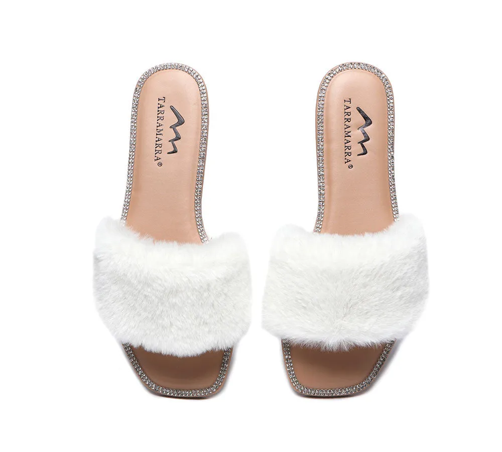 TARRAMARRA Fluffy Diamante Women Sandals