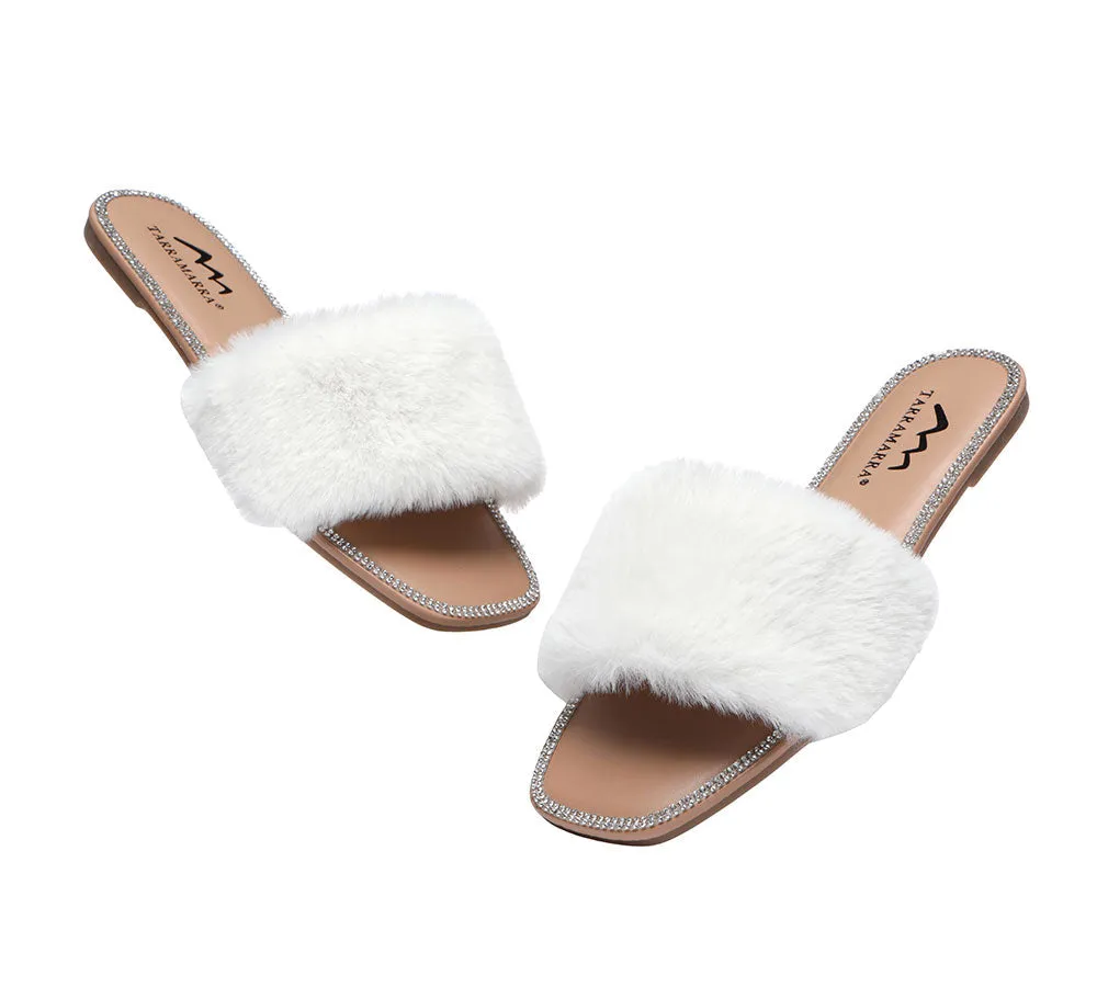 TARRAMARRA Fluffy Diamante Women Sandals