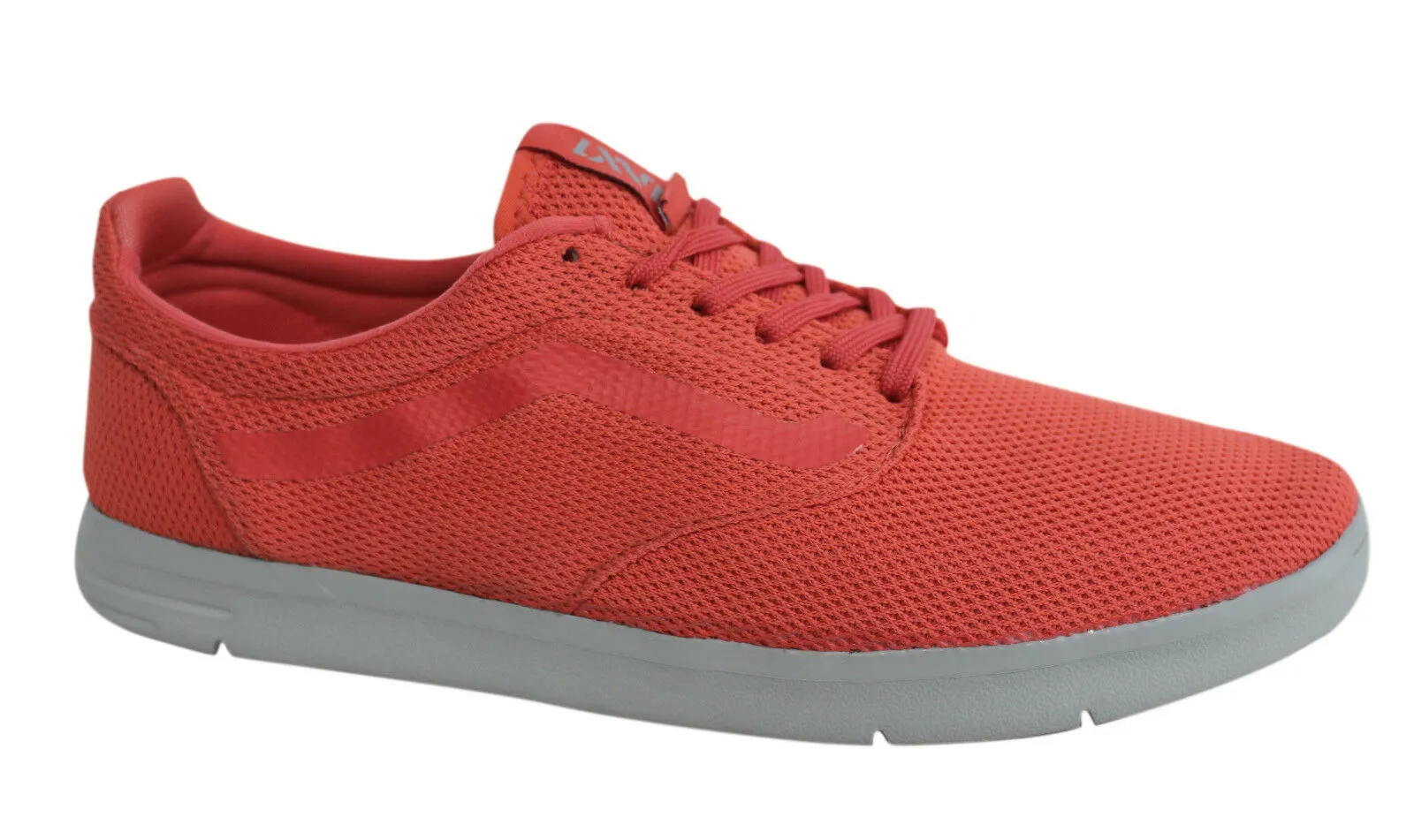 Vans Off The Wall Iso Textile Trainers Lace Up Coral Red Shoes VHHZU0 B119C